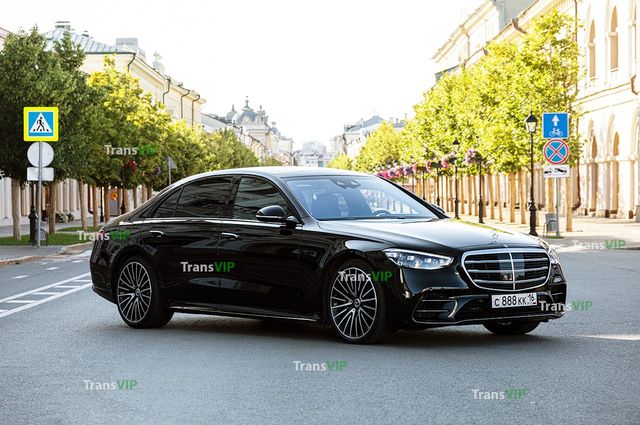 Аренда чёрного Mercedes-Benz S-класса (w 223)